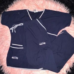 Seahawks Scrubs (Size Medium)